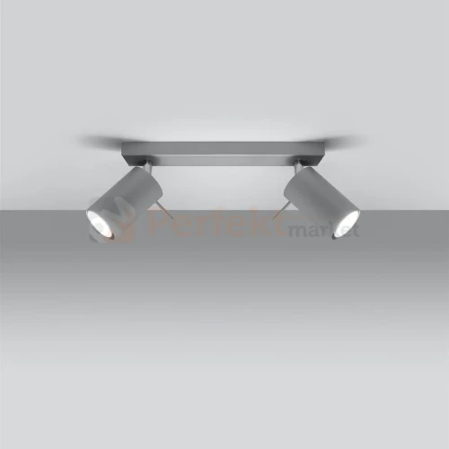 Nowoczesna designerska lampa sufitowa kierunkowa plafon Ring 2 szary SL.0450 perfektmarket 1.webp