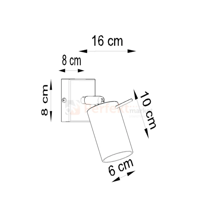 Lampa ścienno sufitowa kierunkowa Ring sollux wymiary perfektmarket.webp