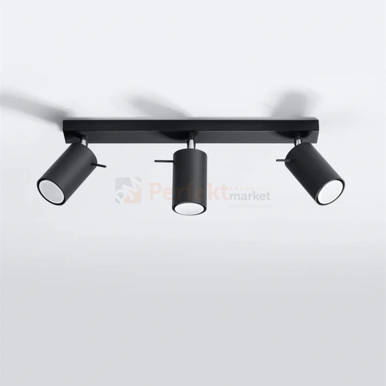 Oprawa sufitowa spot plafon RING 3 czarny SL.0093 Sollux perfektmarket.webp