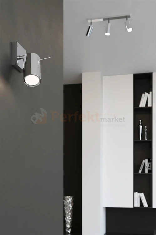 Lampa sufitowa listwa spot plafon 2xGU10 Ring 2 chromowany SL.0728 aranżacja perfektmarket.webp