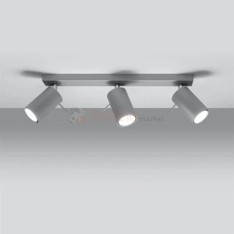 Oprawa sufitowa spot plafon RING 3 szara SL.0451 Sollux perfektmarket 1.webp