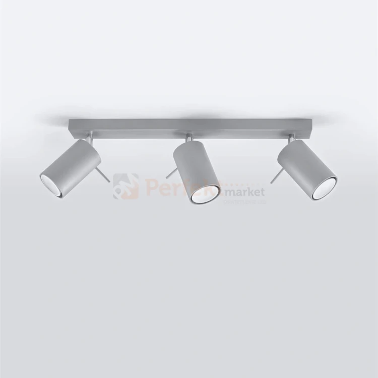 Oprawa sufitowa spot plafon RING 3 szara SL.0451 Sollux perfektmarket.webp