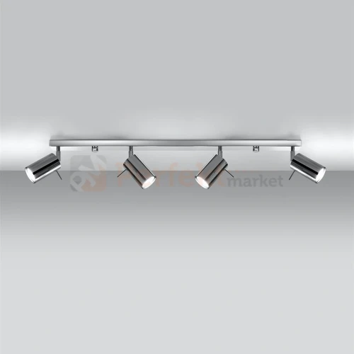 Nowoczesna designerska lampa sufitowa kierunkowa plafon Ring 4L chromowana SL.0731 perfektmarket 1.webp