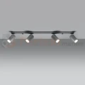Nowoczesna designerska lampa sufitowa kierunkowa plafon Ring 4L szara SL.0453 perfektmarket 1.webp