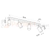 Nowoczesna designerska lampa sufitowa kierunkowa plafon Ring 4L wymiary perfektmarket.webp
