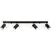Nowoczesna designerska lampa sufitowa kierunkowa plafon Ring 4L czarna SL.0332 perfektmarket 2.webp