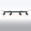 Nowoczesna designerska lampa sufitowa kierunkowa plafon Ring 4L czarna SL.0332 perfektmarket.webp