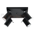 Lampa sufitowa spot plafon 4xGU10 Ring 4 czarny SL.0094 perfektmarket 2.webp
