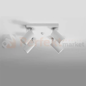 Lampa sufitowa spot plafon 4xGU10 Ring 4 biały SL.0090