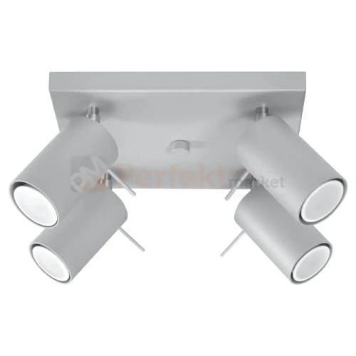Lampa sufitowa spot plafon 4xGU10 Ring 4 szary SL.0452 perfektmarket 2.webp