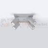 Lampa sufitowa spot plafon 4xGU10 Ring 4 szary SL.0452 perfektmarket.webp