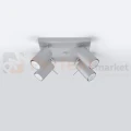 Lampa sufitowa spot plafon 4xGU10 Ring 4 szary SL.0452 perfektmarket.webp