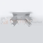 Lampa sufitowa spot plafon 4xGU10 Ring 4 szary SL.0452 perfektmarket.webp