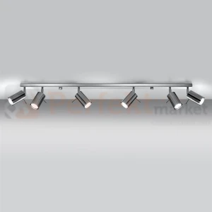 Lampa sufitowa spot listwa kierunkowa RING 6L chrom SL.0732 Sollux