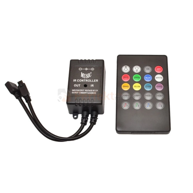 taśma led w rytm muzyki