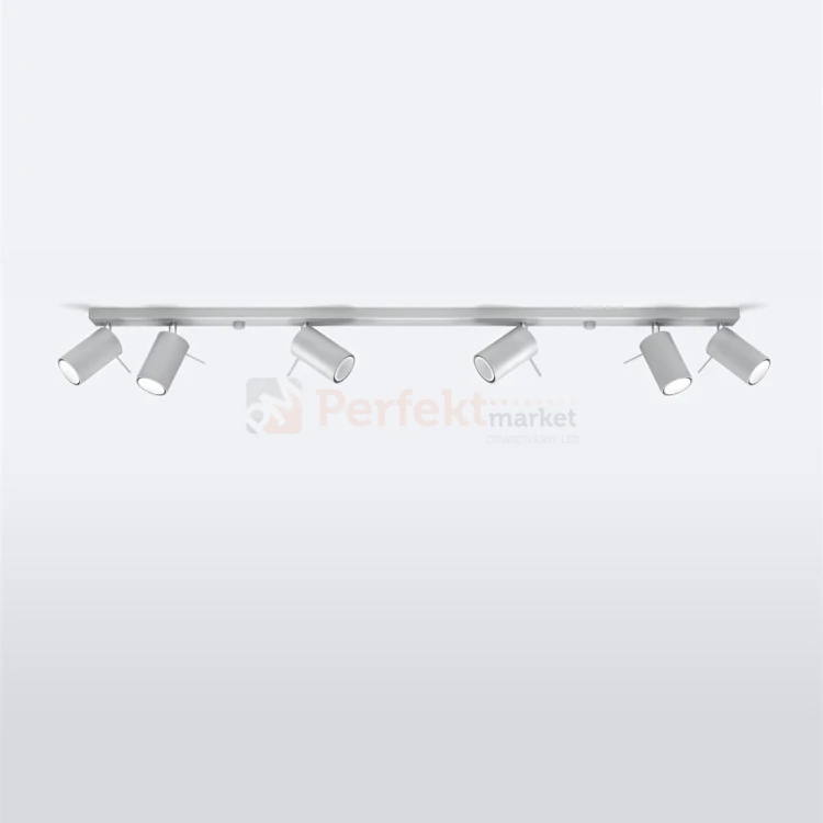 Lampa sufitowa spot listwa kierunkowa RING 6L szara SL.0454 Sollux perfektmarket.webp