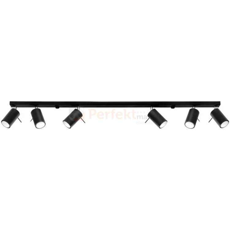 Lampa sufitowa spot listwa kierunkowa RING 6L czarna SL.0334 Sollux perfektmarket 2.webp