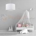 Lampa wisząca dziecięca Flowers 1xE27 biała LP-686-1P perfektmarket 1.webp