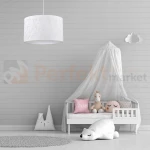 Lampa wisząca dziecięca Flowers 1xE27 biała LP-686-1P perfektmarket 1.webp