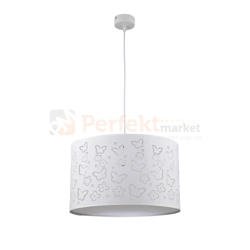 Lampa wisząca dziecięca Flowers 1xE27 biała LP-686-1P perfektmarket.webp