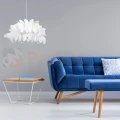 Lampa wisząca dziecięca Farfalla 1xE27 biała LP-3439 1P WHITE perfektmarket 1.webp