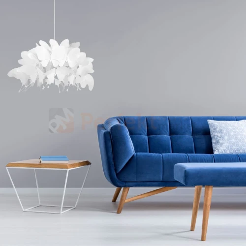 Lampa wisząca dziecięca Farfalla 1xE27 biała LP-3439 1P WHITE perfektmarket 1.webp