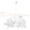Lampa wisząca dziecięca Farfalla 1xE27 biała LP-3439 1P WHITE.webp