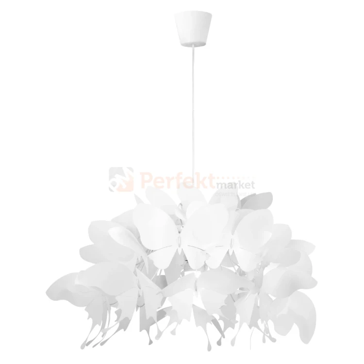 Lampa wisząca dziecięca Farfalla 1xE27 biała LP-3439 1P WHITE.webp