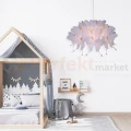 Lampa wisząca dziecięca Farfalla 1xE27 różowa LP-MD088-3439A 1P RÓŻOWY perfektmarket 1.webp