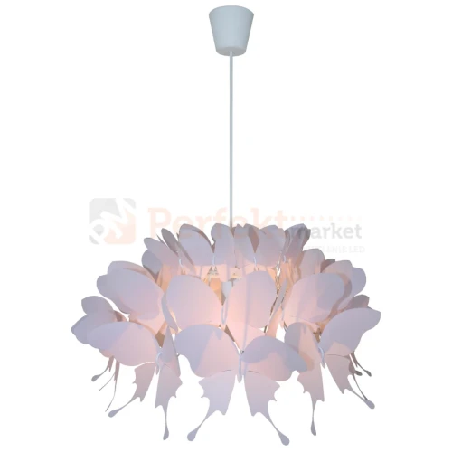 Lampa wisząca dziecięca Farfalla 1xE27 różowa LP-MD088-3439A 1P RÓŻOWY perfektmarket.webp