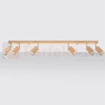 Plafon BERG 6 oprawa regulowana spot naturalne drewno SL.1043 Sollux perfektmarket.webp