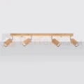 Plafon BERG 4 oprawa regulowana spot naturalne drewno SL.1042 Sollux perfektmarket.webp