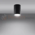 Plafon oprawa downlight natynkowa LAGOS 10 cm czarny SL.1000 Sollux perfektmarket.webp