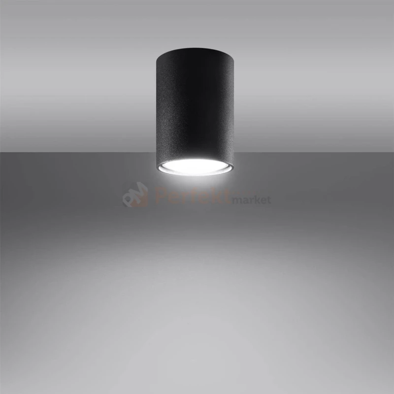 Plafon LAGOS 10 czarny SL.1000 Sollux