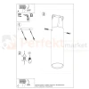 Nowoczesna lampa sufitowa spot walec Lagos 20 cm montaż Sollux.webp