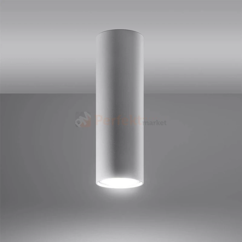Nowoczesna lampa sufitowa spot walec Lagos 20 cm montaż Sollux.webp
