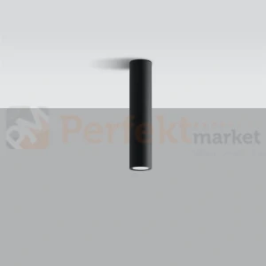 Nowoczesna lampa sufitowa spot walec Lagos 30 cm czarny SL.0436 Sollux