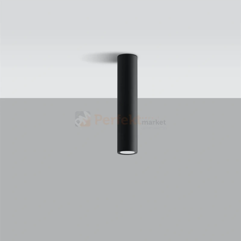 lampa_sufitowa czarny nowoczesna minimalizm spot tuba walec perfektmarket design lampa sufitowa plafon LED lagos czarna perfektmarket SL.0436