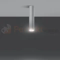 Nowoczesna Lampa sufitowa spot walec Lagos 30 cm biały SL.0435 Sollux 1 perfektmarket.webp