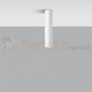Nowoczesna Lampa sufitowa spot walec Lagos 30 cm biały SL.0435 Sollux