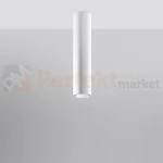 Nowoczesna lampa sufitowa spot walec Lagos 40 cm biały SL.0998 Sollux perfektmarket.webp