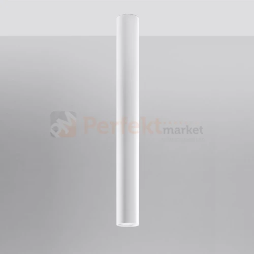 Nowoczesna lampa sufitowa spot walec Lagos 60 cm biała SL.0999 Sollux perfektmarket.webp