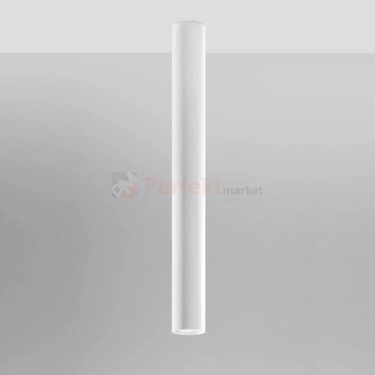 Nowoczesna lampa sufitowa spot walec Lagos 60 cm biała SL.0999 Sollux perfektmarket.webp