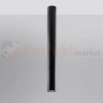 Nowoczesna lampa sufitowa spot walec Lagos 60 cm czarny SL.1003 Sollux perfektmarket.webp