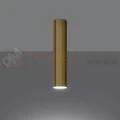 Nowoczesna lampa sufitowa spot walec Lagos 30 cm złot połysk SL.1203 Sollux 1 perfektmarket.webp