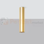 Nowoczesna lampa sufitowa spot walec Lagos 30 cm złot połysk SL.1203 Sollux perfektmarket.webp