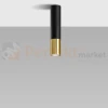 Oprawa sufitowa downlight LOOPEZ tuba czarno złota  SL.0951 Sollux perfektmarket.webp