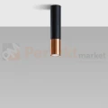 Oprawa sufitowa downlight LOOPEZ tuba czarny miedź SL.0945 Sollux perfektmarket.webp
