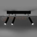 Oprawa sufitowa EYETECH 3 slim regulowana spot czarna SL.0899 2 Sollux.webp