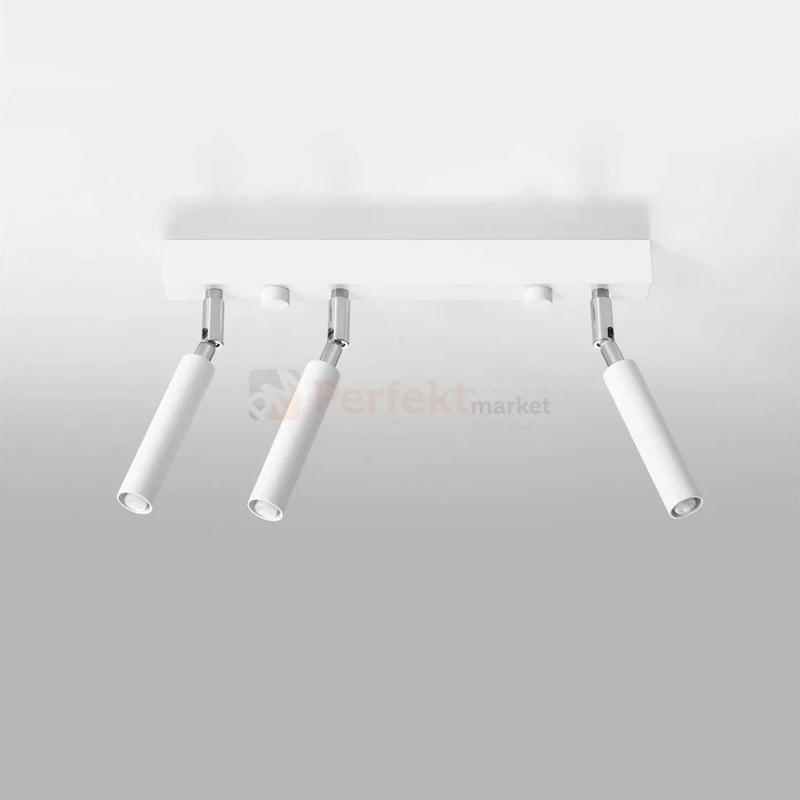 Oprawa ścienno sufitowa EYETECH 1 slim regulowana biały SL.0902 Sollux aranżacja perfektmarket.webp